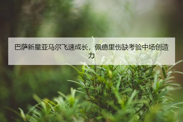 巴萨新星亚马尔飞速成长，佩德里伤缺考验中场创造力